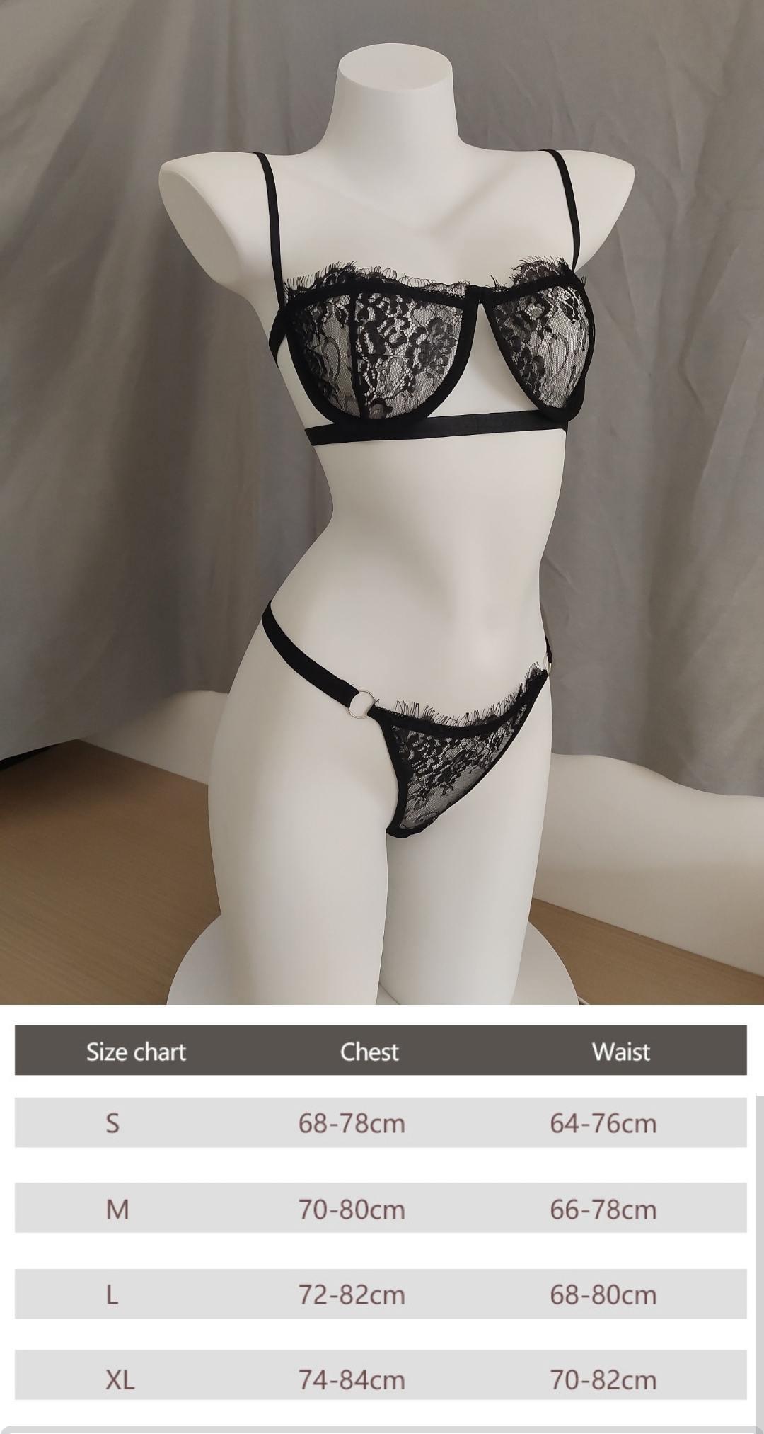 حمالة صدر دانتيل شفافة مثيرة .